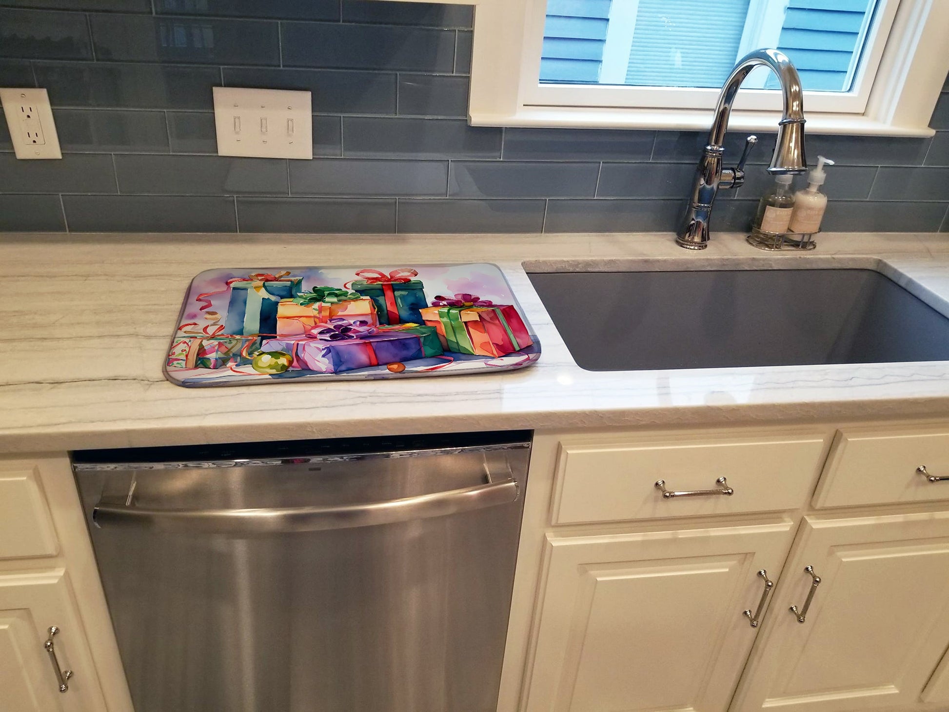Christmas Gifts Dish Drying Mat-2