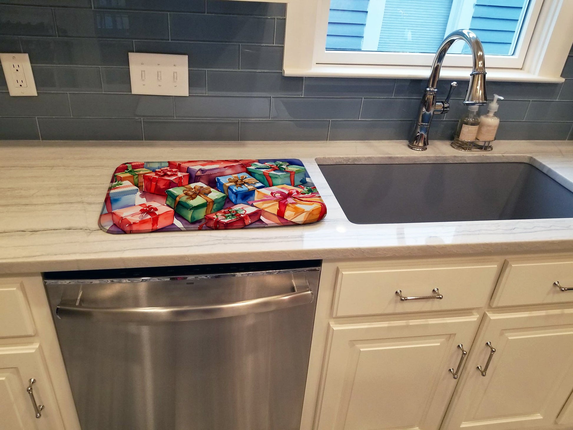 Christmas Gifts Dish Drying Mat-2
