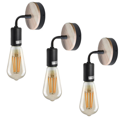 Wood bedside Wall lamp ~ 5120