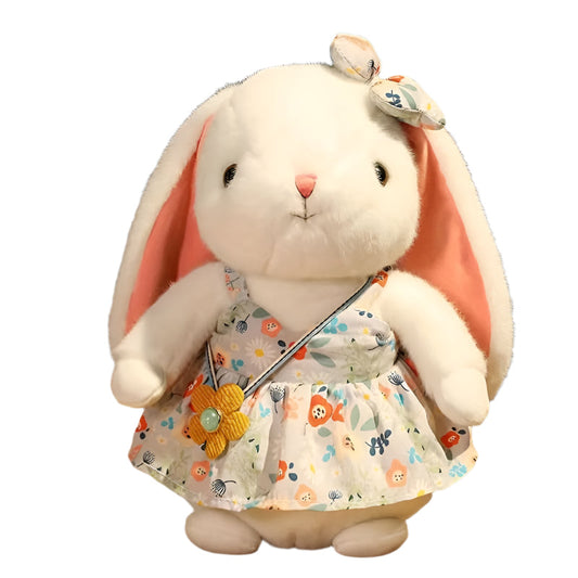 Floral Rabbit Stuffed Toy for Birthdays & Gifts-0