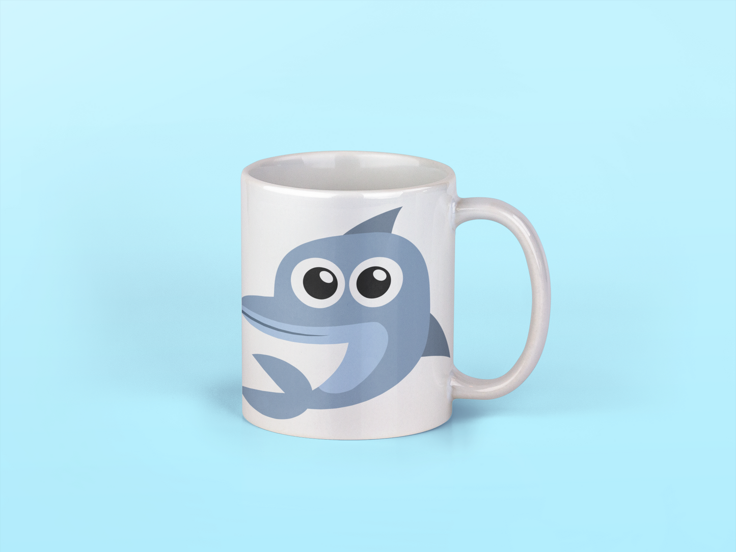 Adorable Whale Sea Animal Personalised Your Name Gift Mug